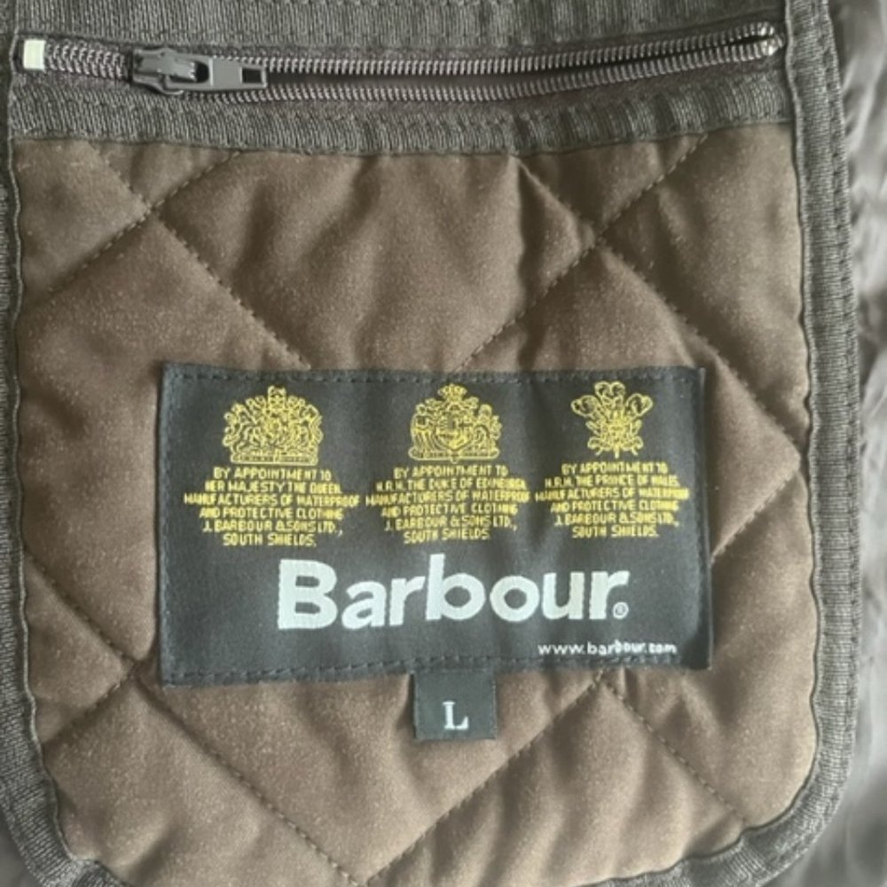 Barbour men's quilted jacket